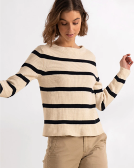 Boomerang LEONIE ORGANIC COTTON STRIPE SWEATER
