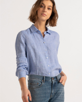 Boomerang LINA LINEN SHIRT Cloud