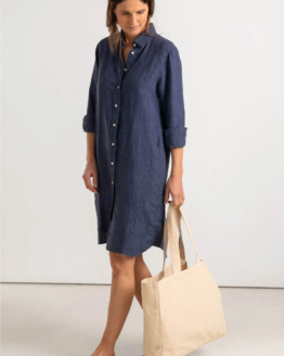Indigo Boomerang BEA LINNEN DRESS