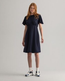 Twill dress blue