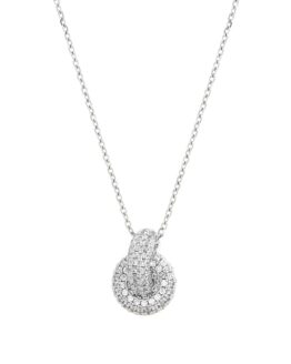 Edblad Redondo Sparkle Necklace S Rhodium