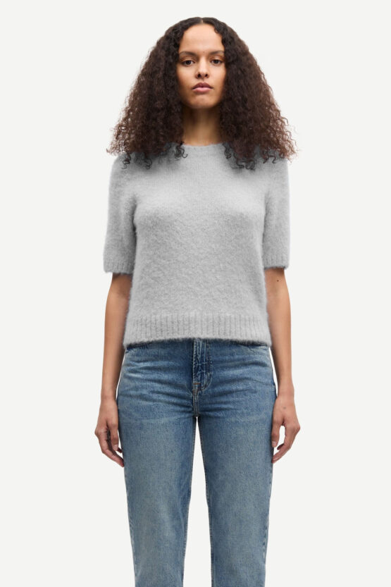 Samsøe Samsøe SAJEANNE TOP Light Grey Mel.