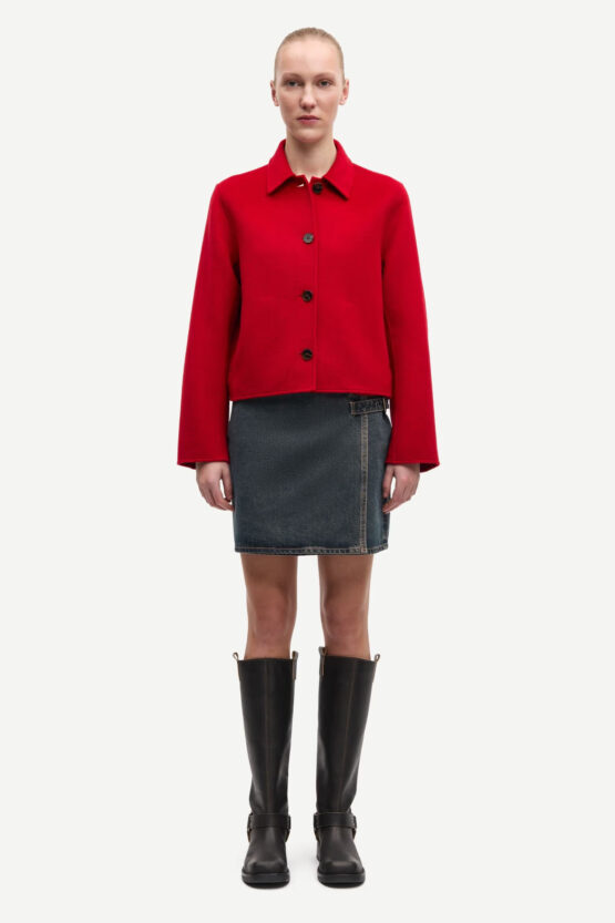 Samsøe Samsøe SAHOLLY JACKET Haute Red - Bild 3