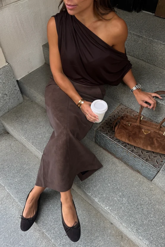 TWIST TANGO Yara Faux Suede Skirt - Bild 2